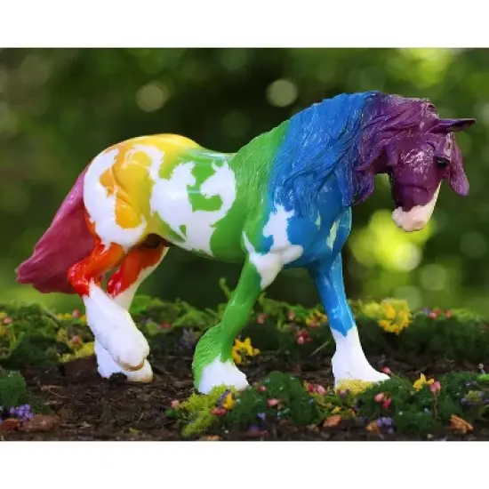Breyer Animal Creations Breyer Traditional 1:9 Scale Model Horse | Equidae Rainbow Decorator image {2}
