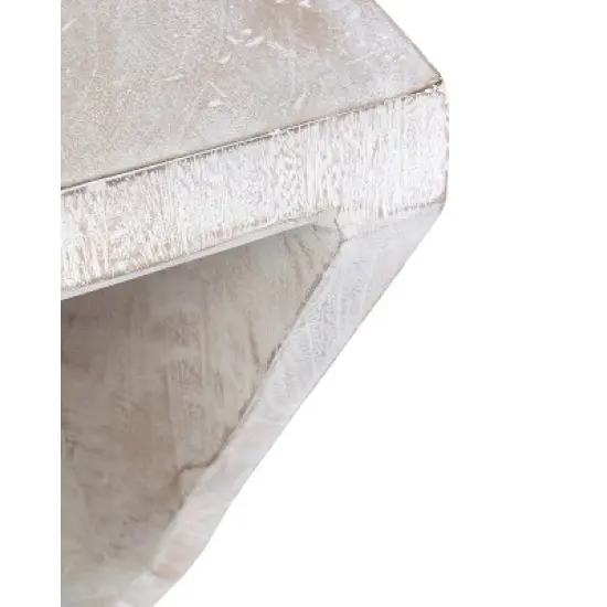 Cason Side Table White Wash - East At Main image {2}
