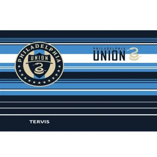 MLS Philadelphia Union 30oz Hype Stripe Stainless Steel Tumbler image {1}