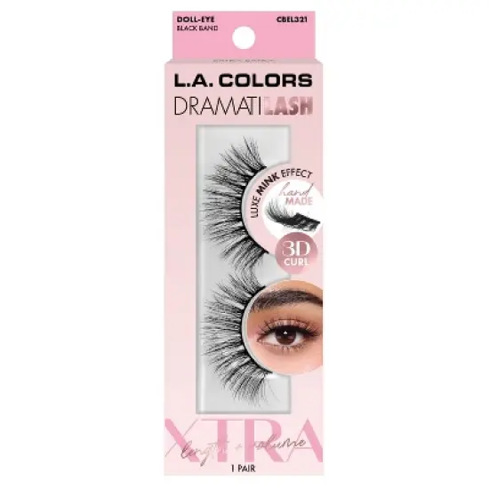 L.A. Colors Dramatilash False Eyelashes Xtra - 2ct image {8}