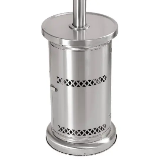 Heatmaxx 48000 BTU Floor Standing Gas Patio Portable Heater Stainless Steel Finish image {9}