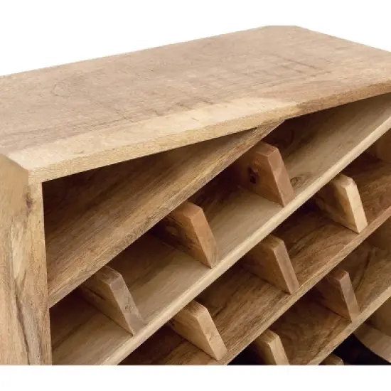 Modern Wood Wine Rack Brown - Olivia & May image {13}