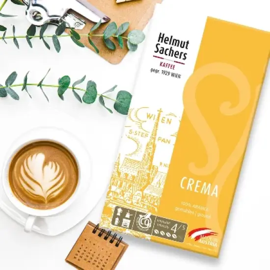 Helmut Sachers Crema Ground Coffee 17.6oz / 500g image {1}