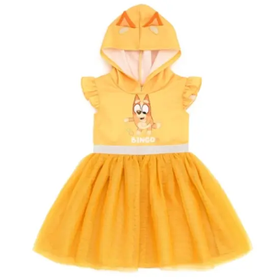 Bluey Girls Mesh Cosplay Dress Little Kid to Big Kid image {8}