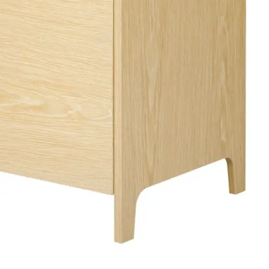 Cat Litter Box Enclosure for 2 Cats, Furniture Style Pet House with 2 Flip-Down Doors, Hidden  Litter Box Furniture, Cat Washroom End Table for Home image {7}