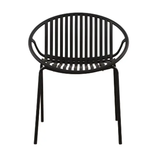 Christopher Knight Home Pablo 7 Pieces Outdoor Modern Dining Set with Stackable Chair image {7}