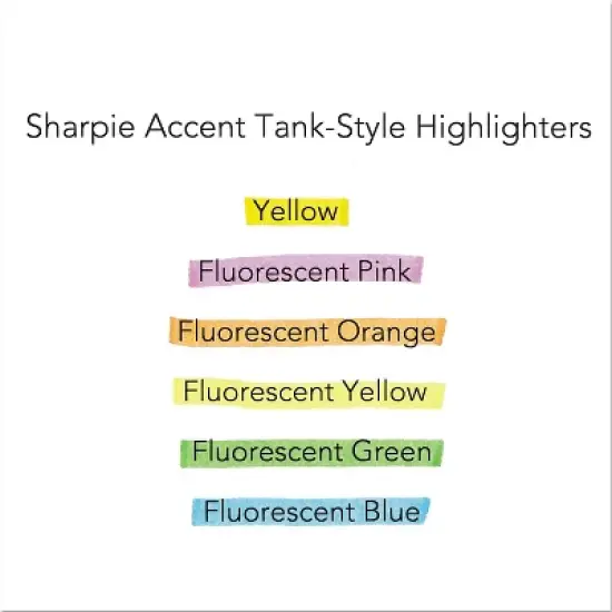 Sharpie Accent Tank Style Highlighter Chisel Tip Pink Dozen 25009 image {1}