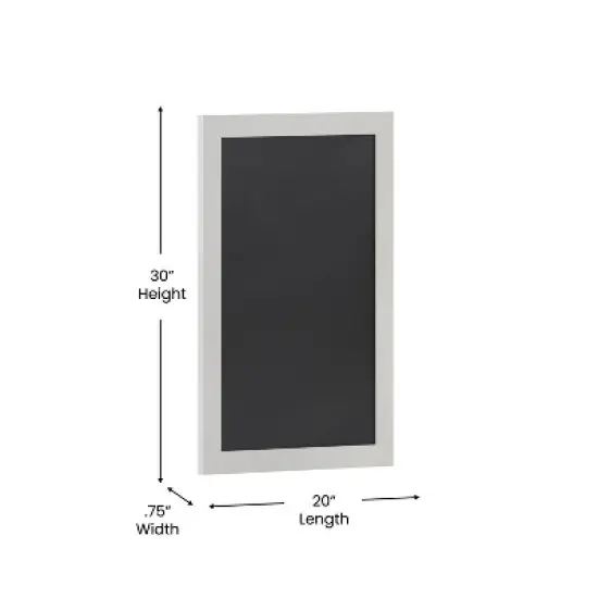 Merrick Lane Wall Mount Magnetic Chalkboard Sign, Hanging Wall Chalkboard Memo Board image {5}