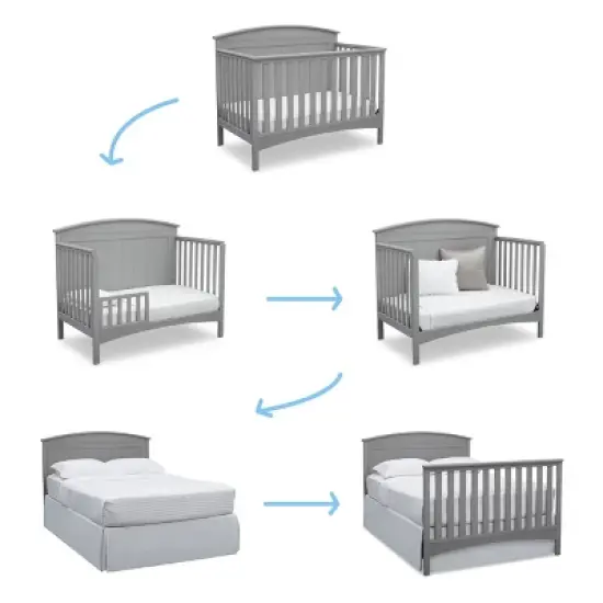 Delta Children Archer 4-in-1 Convertible Crib image {3}