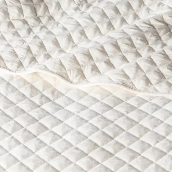 Luxe Diamond Stitch Velvet Quilt - Threshold&trade; image {2}