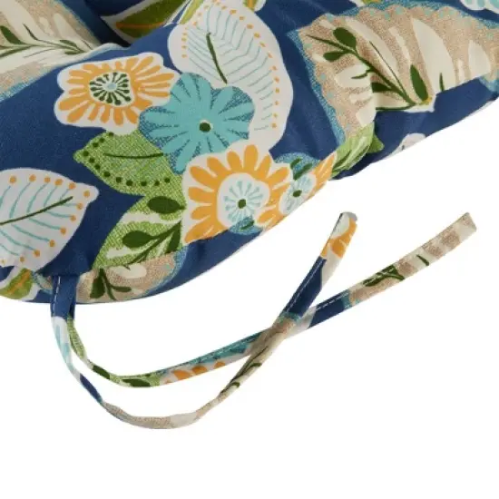 Marlow Floral Outdoor Seat Cushion - Kensington Garden image {4}