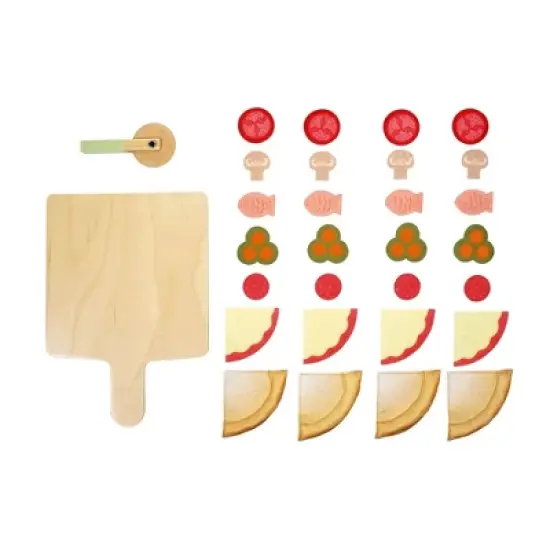 Manhattan Toy Nutty Squirrel Pizzeria Toddler & Kids Pretend Play Cooking Toy Set image {6}