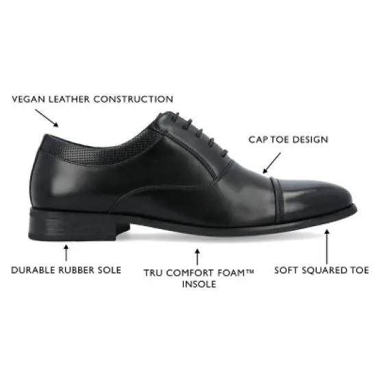 Vance Co. Bradley Oxford Dress Shoe image {7}