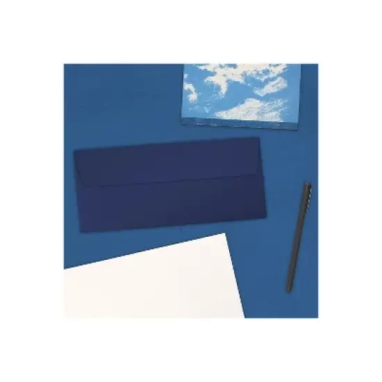 JAM Paper #10 Business Envelopes 4.125 x 9.5 Navy Blue LEBA367I image {3}