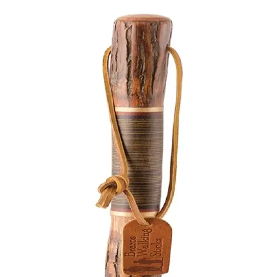 Brazos Free Form Safari Wood Walking Stick 58 Inch Height image {2}