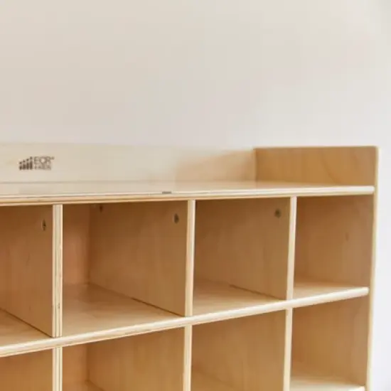 ECR4Kids 10-Section Hanging Coat Locker with Shelf image {6}