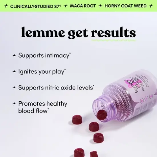 Lemme Play Daily Intimacy Gummies - 60ct image {2}