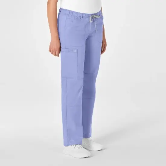 Wink WonderWORK Women's Straight Leg Cargo Scrub Pant image {2}