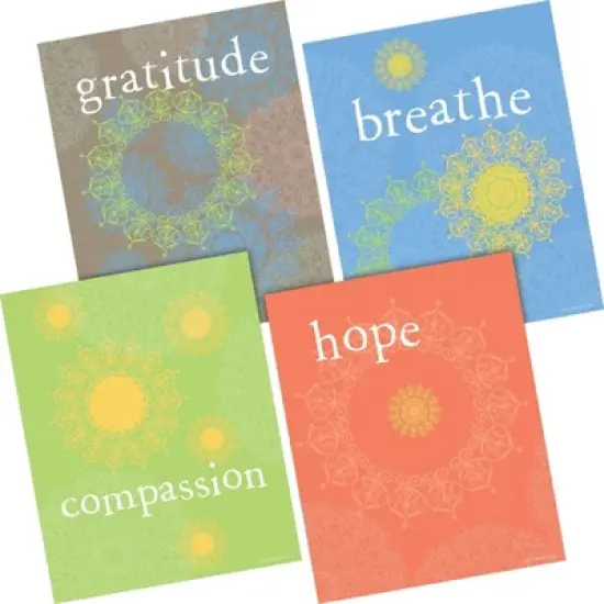Set of 8 Be Kind Motivational Art Prints - Barker Creek: Classroom Decor, Inspiring Quote Charts, Teaching Aid image {2}