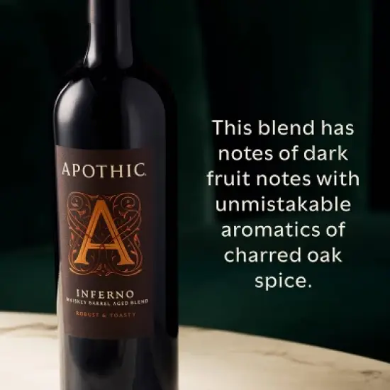 Apothic Inferno Red Blend Red Wine - 750ml Bottle image {5}