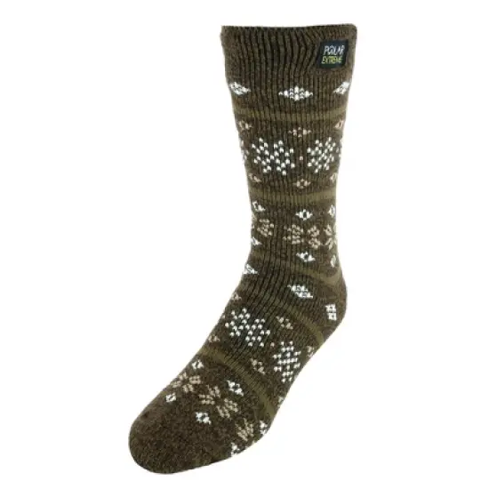 Polar Extreme Men's Assorted Stripes and Solids Slipper Socks image {9}