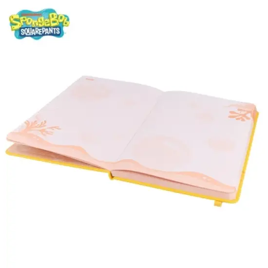Inkology, LLC Nickelodeon SpongeBob SquarePants 80-Page Vegan Leather Notebook | 5 x 8 Inches image {3}