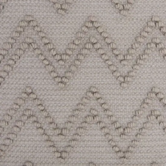 18"x18" Life Styles Chevron Loops Square Throw Pillow Light Gray - Mina Victory image {5}