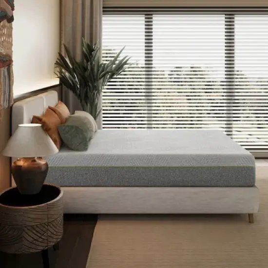 Ego 12" Medium Green Tea Adaptive Memory Foam Mattress image {9}