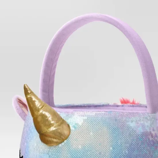Halloween Unicorn Round Trick or Treat Decorative Bling Basket - Hyde and EEK! Boutique&trade; image {2}