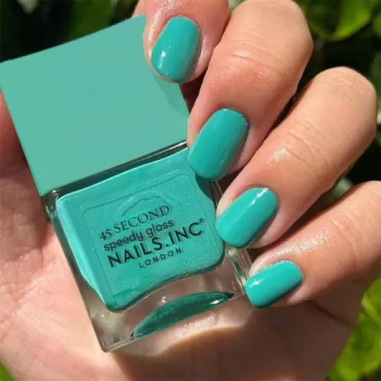 Nails Inc. 45 Second Speedy Gloss Quick Drying Neon Nail Polish - Mila - 0.47 fl oz image {5}