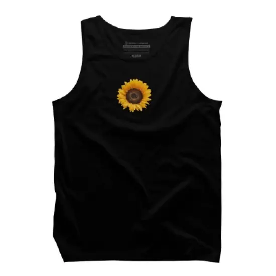 Men's Design By Humans Mother's Day Sunflower Mom By FridayFusion Tank Top image {2}