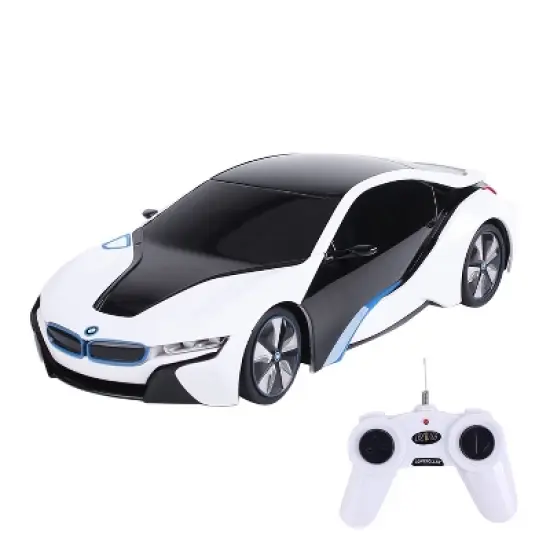 Link Ready! Set! Go! 1:24 RC BMW i8 Concept Remote Control Futuristic Sports Car - White image {3}