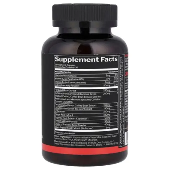 Rule One Proteins Burn&trade;, Thermo Weight Management, 60 Capsules image {1}