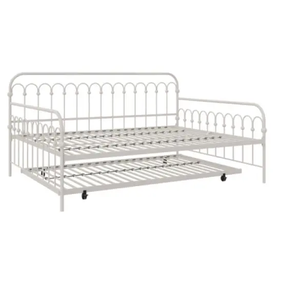 Twin Bright Pop Metal Daybed with Roll Out Trundle - Novogratz image {5}