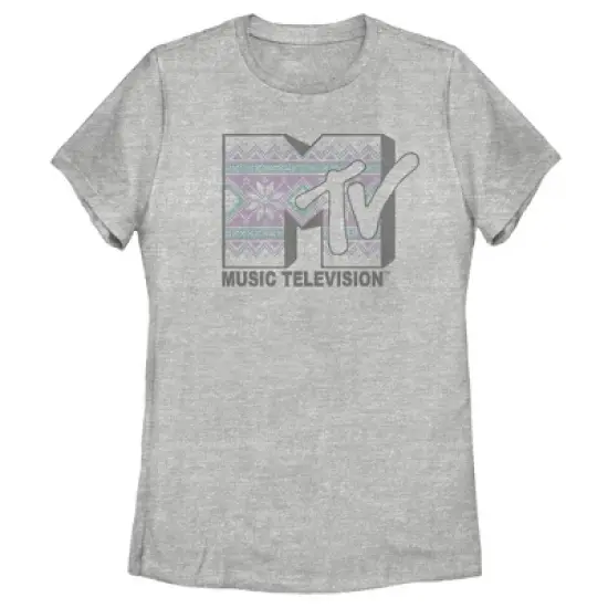 Women's MTV Tapestry Logo T-Shirt image {2}