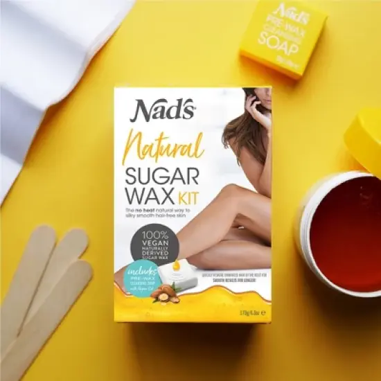 Nad's Natural Sugar Wax Kit - 6oz image {1}