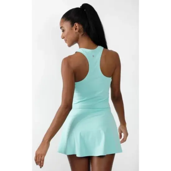 90 Degree By Reflex Cloudlink Cropped Racerback Tank Top image {1}