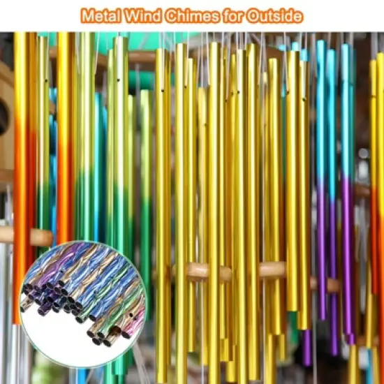 Unique Bargains Aluminum Durable DIY Multipurpose Wind Chime Tubes 3 X 0.2 Inch Green+Blue+Yellow+Purple+Pink 150-Packs image {5}