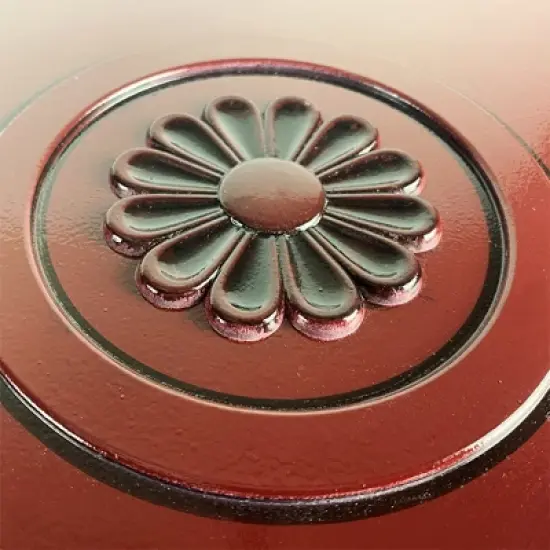 Southern Patio Colony 16 Inch Square Resin Ceramic Indoor Outdoor Garden Box Planter Pot for Flowers, Herbs, Vegetables, and Plants, Oxblood Red image {3}