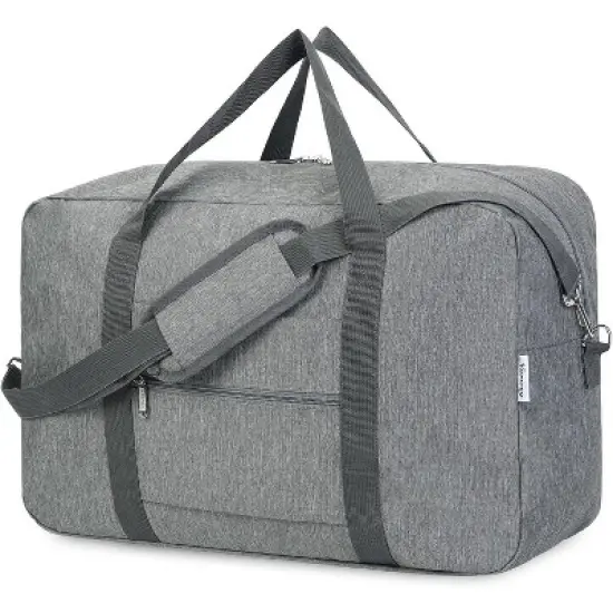 Narwey Foldable Carry on Luggage Airline Approved Duffle Bag for Travel Packable Duffel Bag image {3}