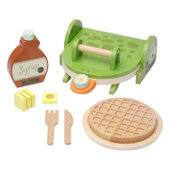 Manhattan Toy Ribbit Waffle Maker Toddler & Kids Pretend Play Cooking Toy Set image {1}