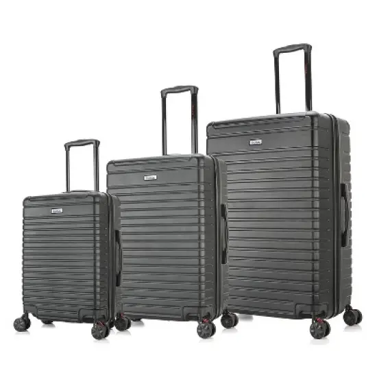 InUSA Deep Lightweight 3pc Hardside Spinner Luggage Set image {12}
