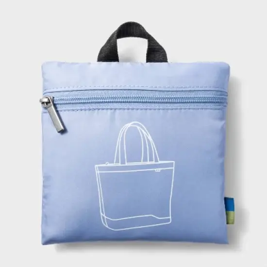 Packable Tote Blue - Open Story&trade; image {3}