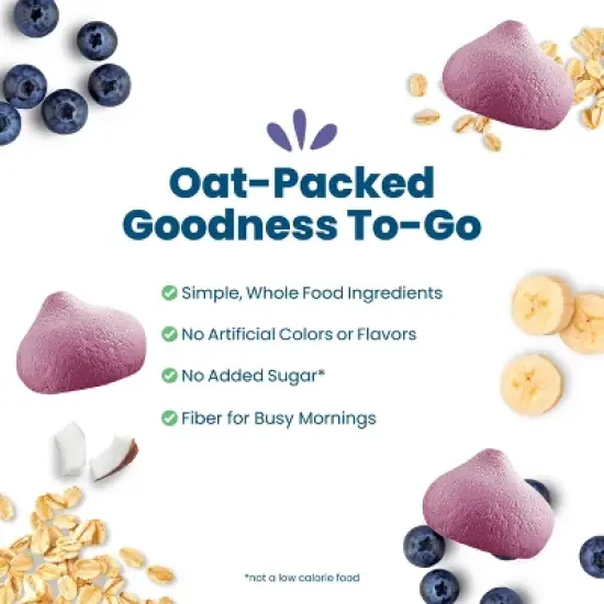 Amara Organic Breakfast Oat Melts Blueberry Baby Snack - 7g image {3}