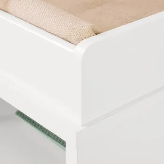 Cookie Changing Table - Pure White and Rustic Oak - South Shore image {9}