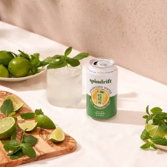 Spindrift Nojito Sparkling Water - 8pk/12 fl oz Cans image {4}