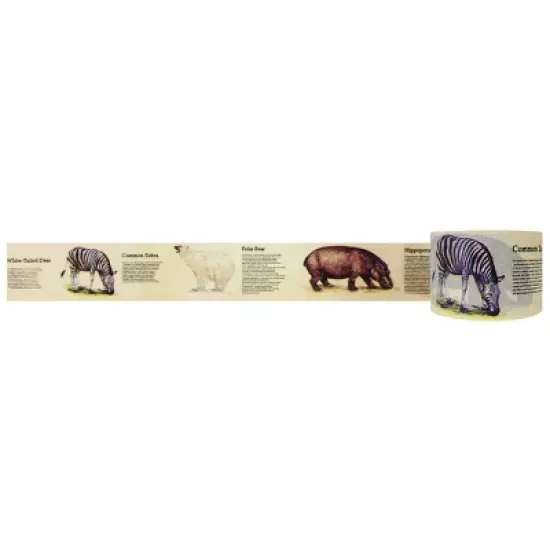 Wrapables Floral & Nature Washi Masking Tape, At the Zoo image {1}