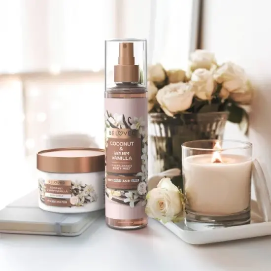 Beloved Coconut & Warm Vanilla Body Cream 10oz image {6}