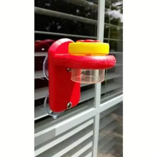 Nectar DOTS Red/Yellow Window Dot Feeder - 2 Ounce image {1}
