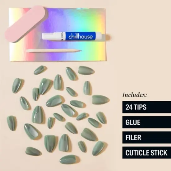 Chillhouse Chill Tips Fake Nails - Design Studio - Sea Siren - 24ct image {4}